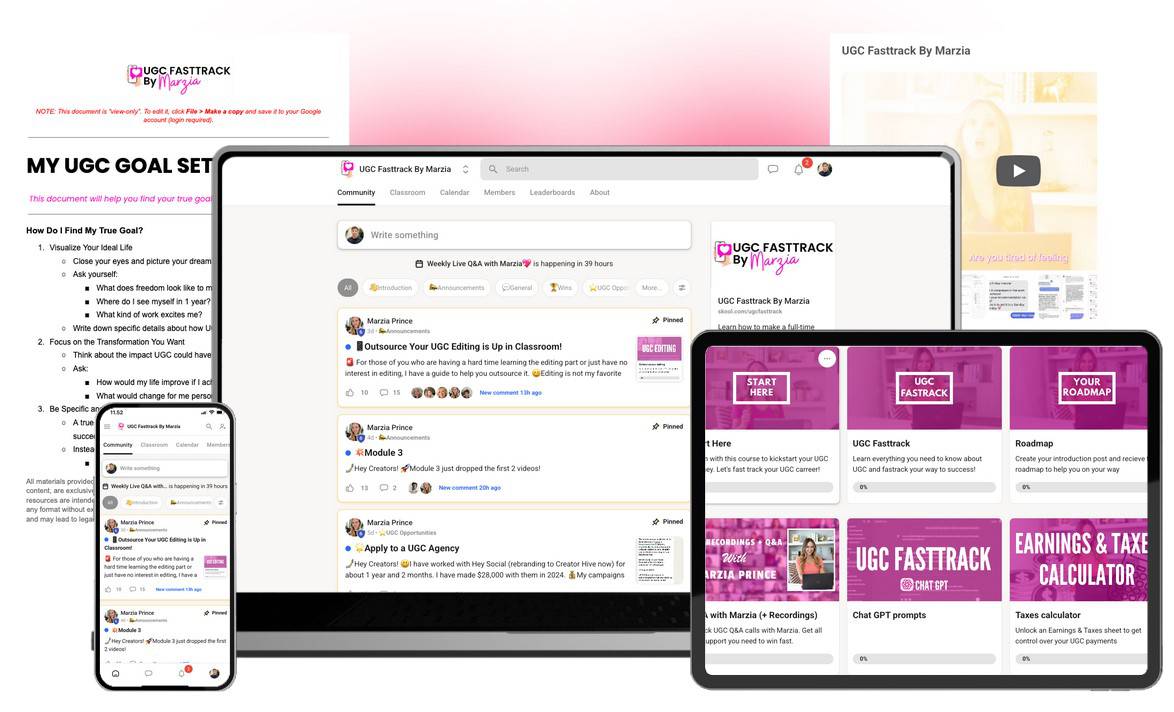 UGC Fasttrack Review (2026): Is Marzia Prince's $1,497 UGC Course Worth It? (Full Breakdown)